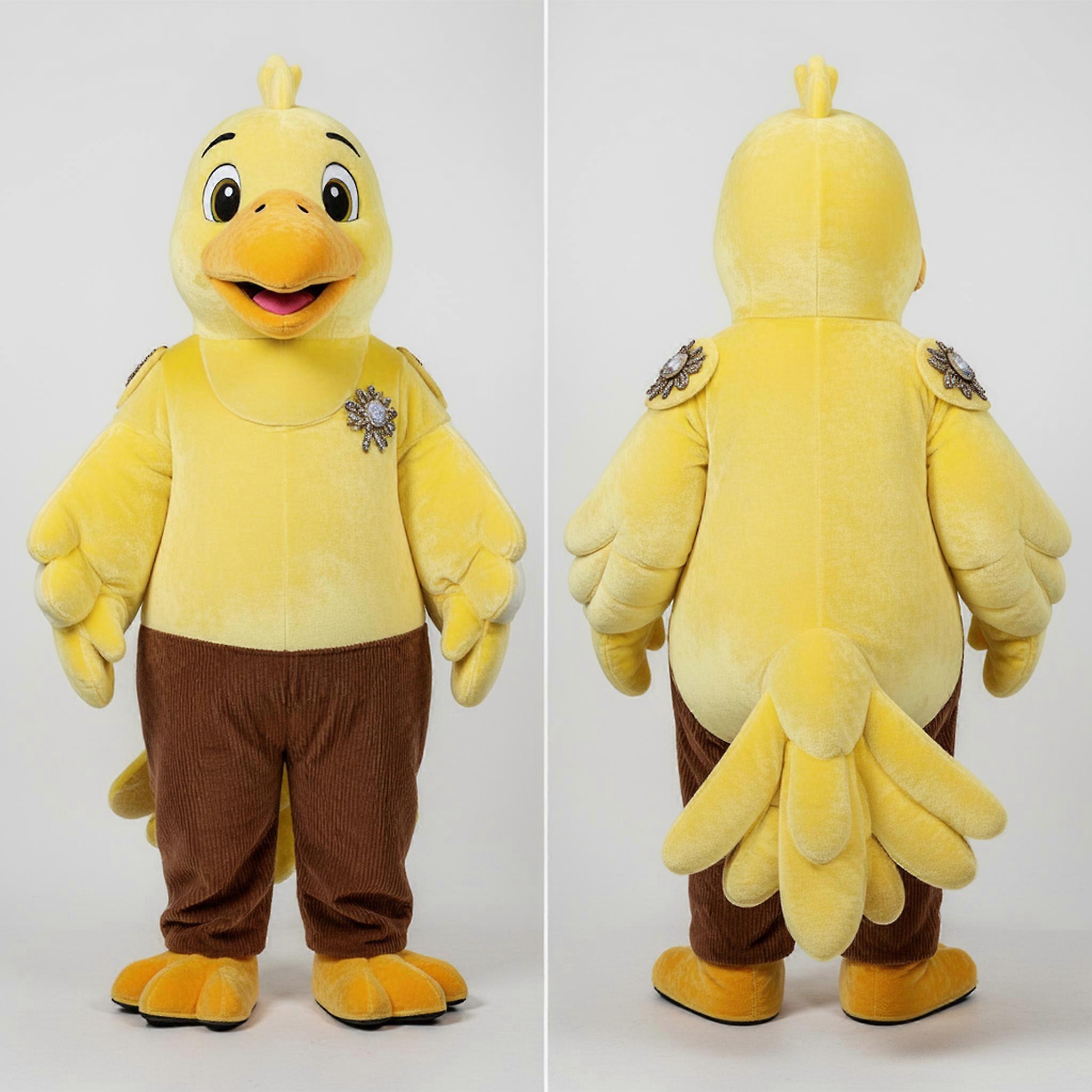 MASTICOT Lemon Yellow Plump Pigeon Mascot