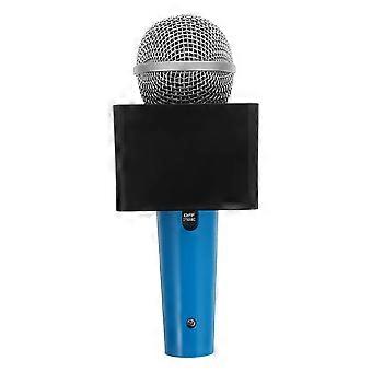 Pretend Play Microphone Toy Blue Plastic for Kids Party 5Pcs Prop Set