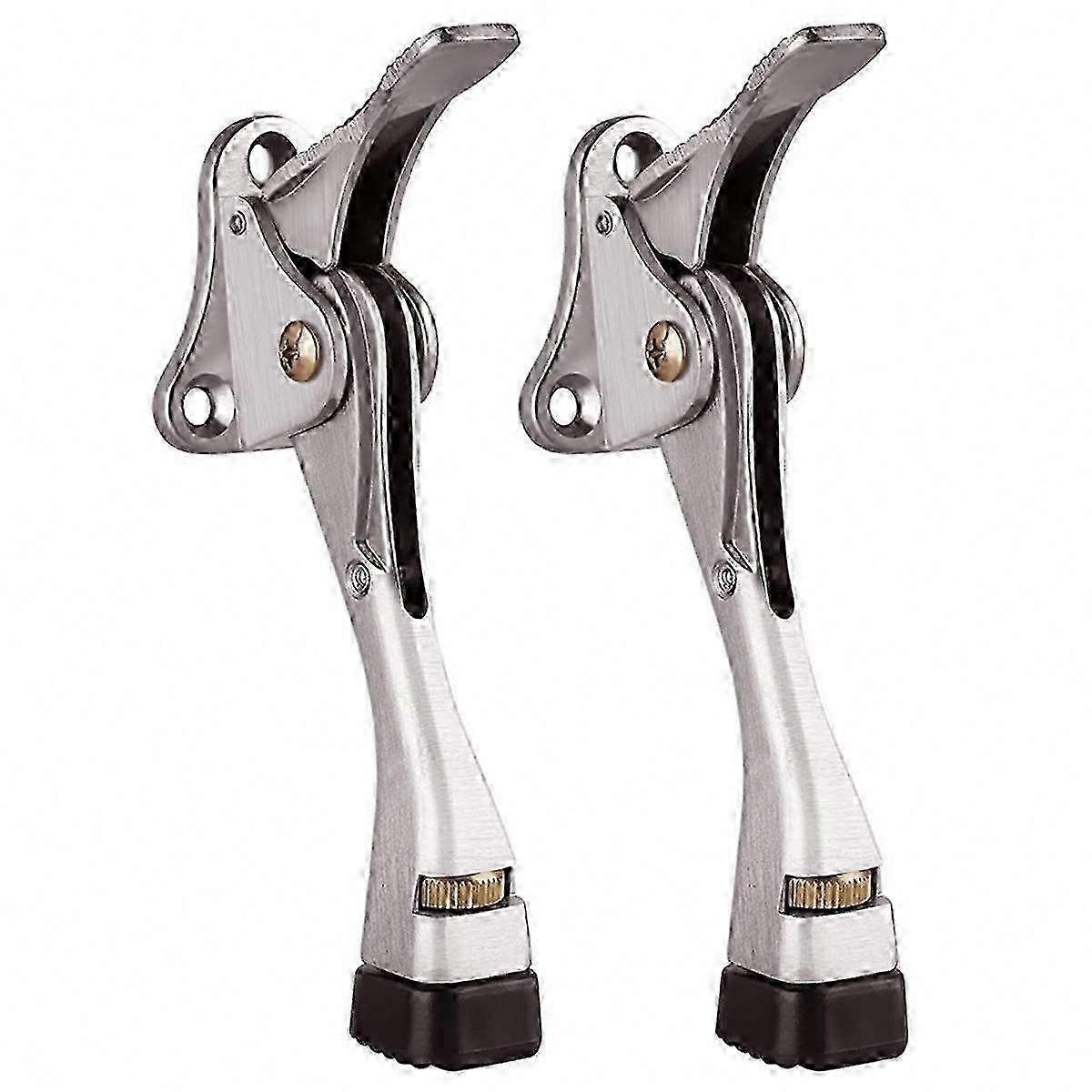2-Pack Kickdown Door Stops with Adjustable Height