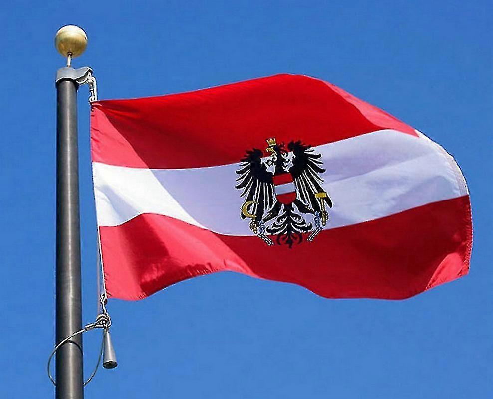 Austria 90x150cm Hanging Polyester Austrian Flags For Decoration