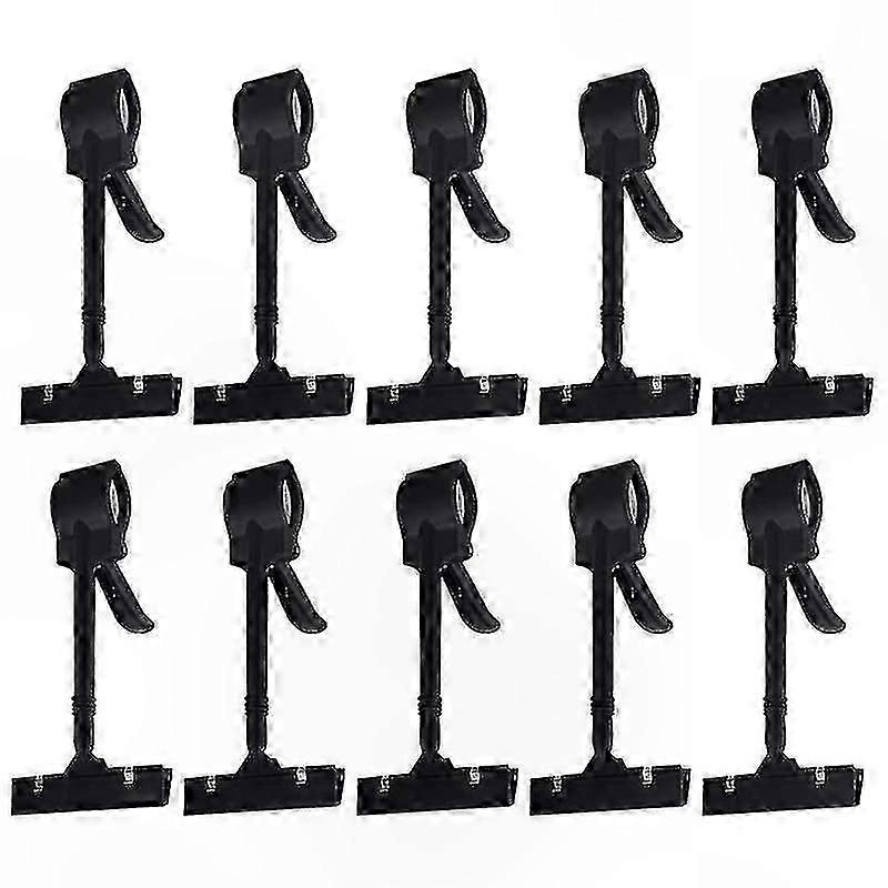 10 Pack Plastic Sign Holder Clamps