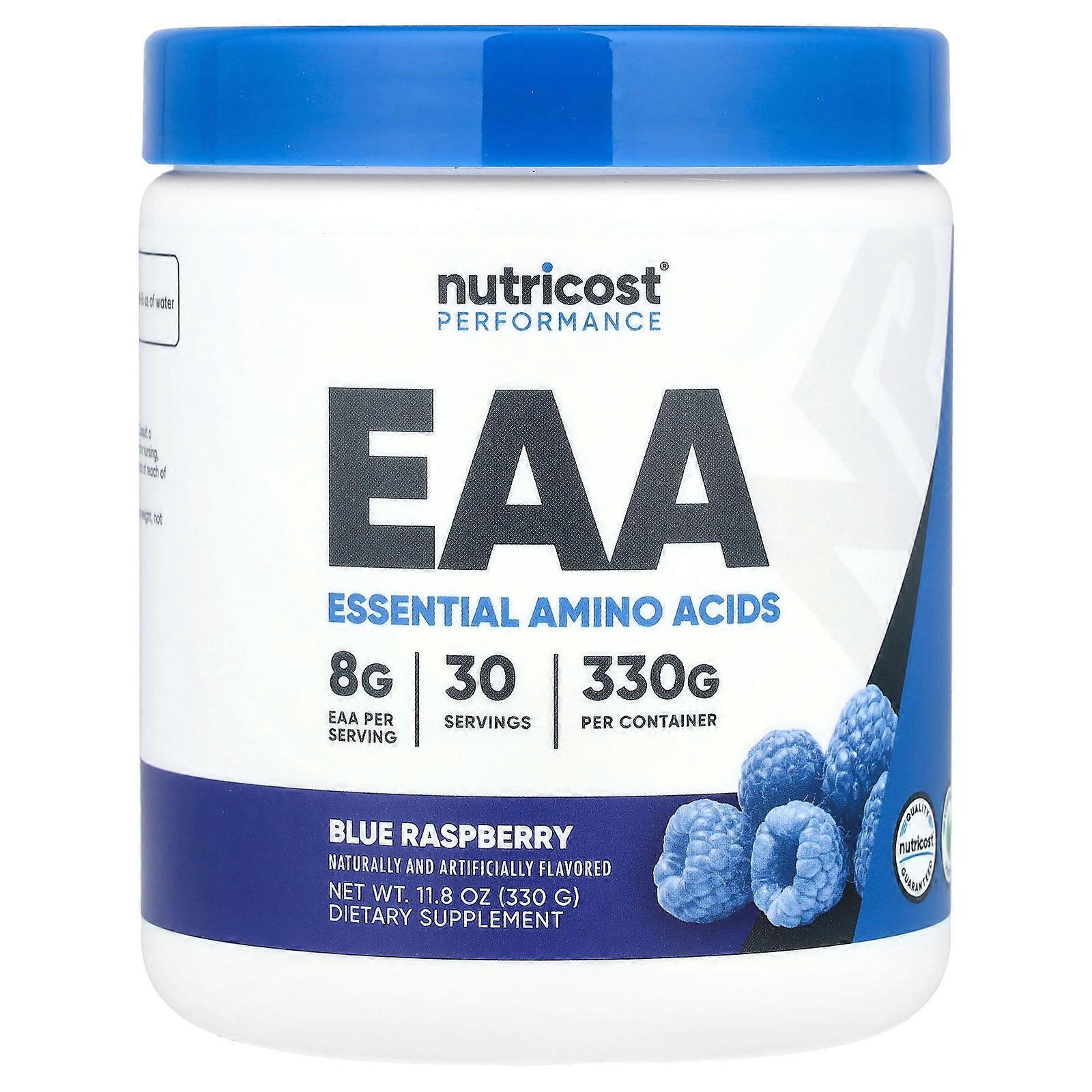 Nutricost, Performance, EAA, Blue Raspberry, 11.8 oz (330 g)