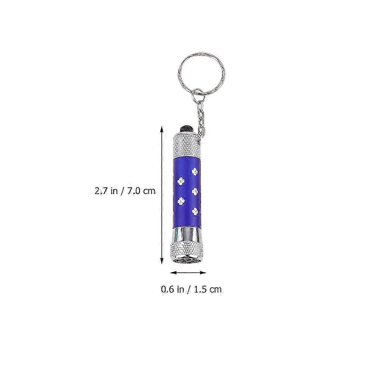 Small Gift 15Pcs Portable Flashlight Keychains Key Holder for Lighting