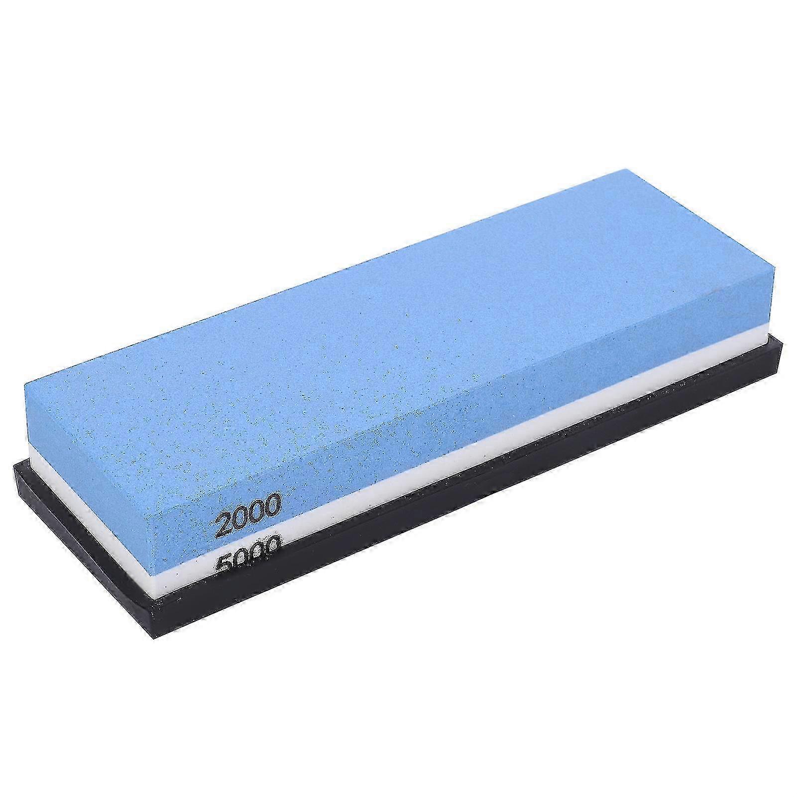 Knife Sharpener Stone Double-Sided Whetstone 2000 5000 Mesh compatible with Kitchen Use