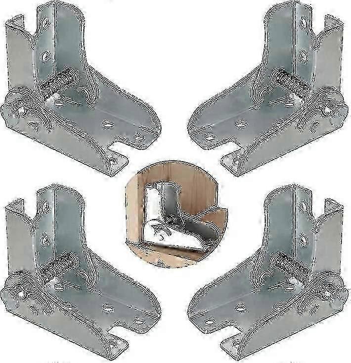 (4 Pieces) Folding Frame, Self-locking Hinge, Folding Table Legs, Folding Workbench,x,C