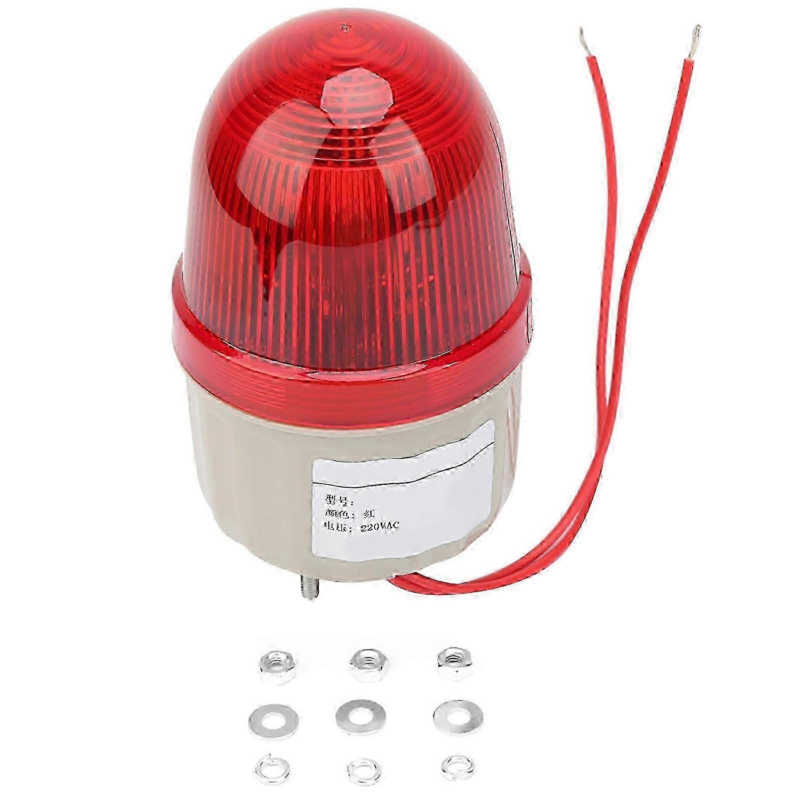 Red Strobe Light 75mm Bolt Mount