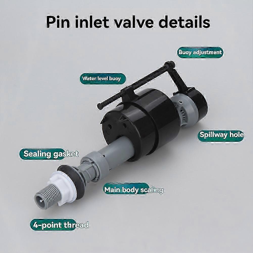 Adjustable Plastic Toilet Inlet Valve G1/2