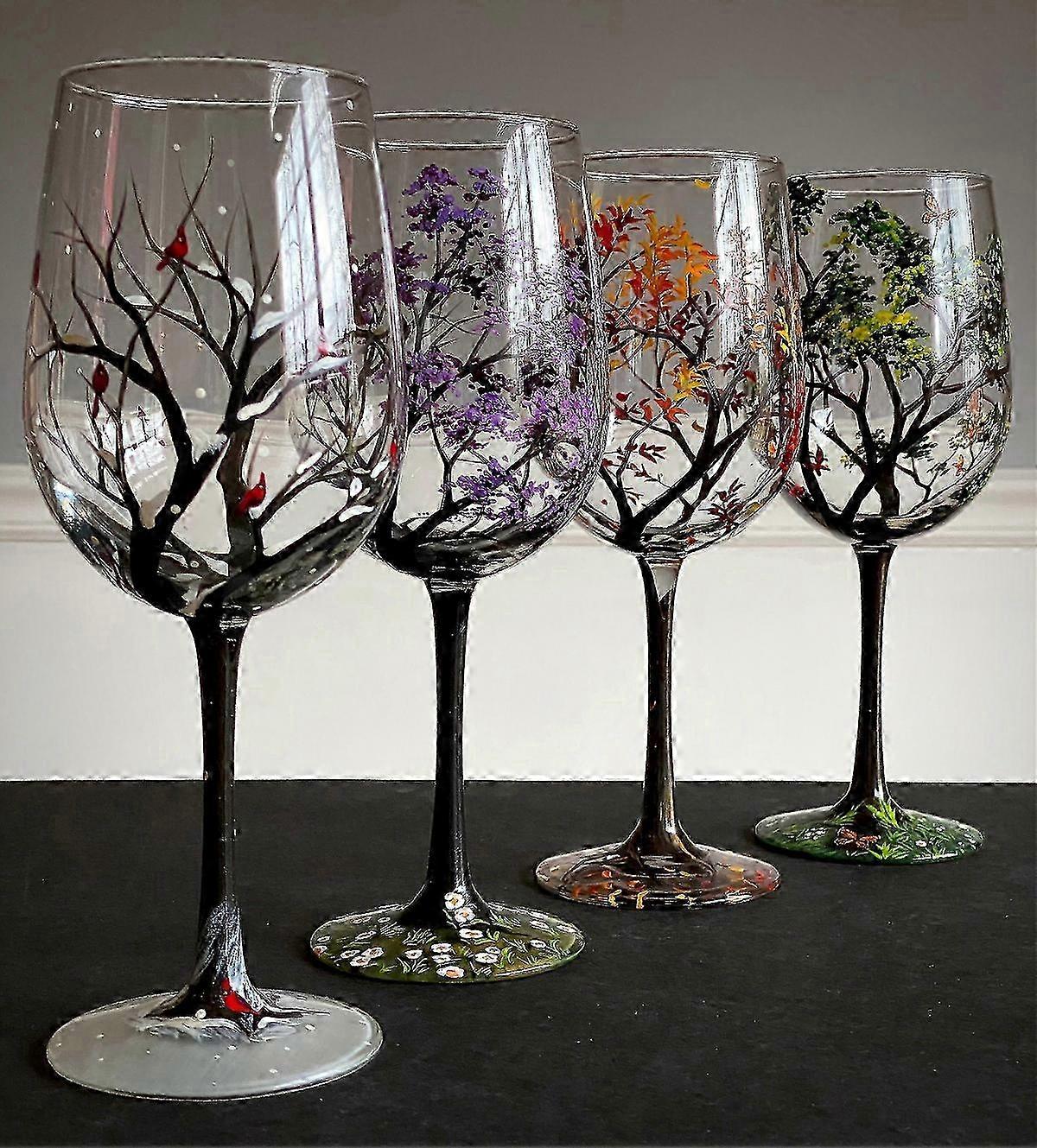 Artisan Four Seasons Crystal Wine Set
