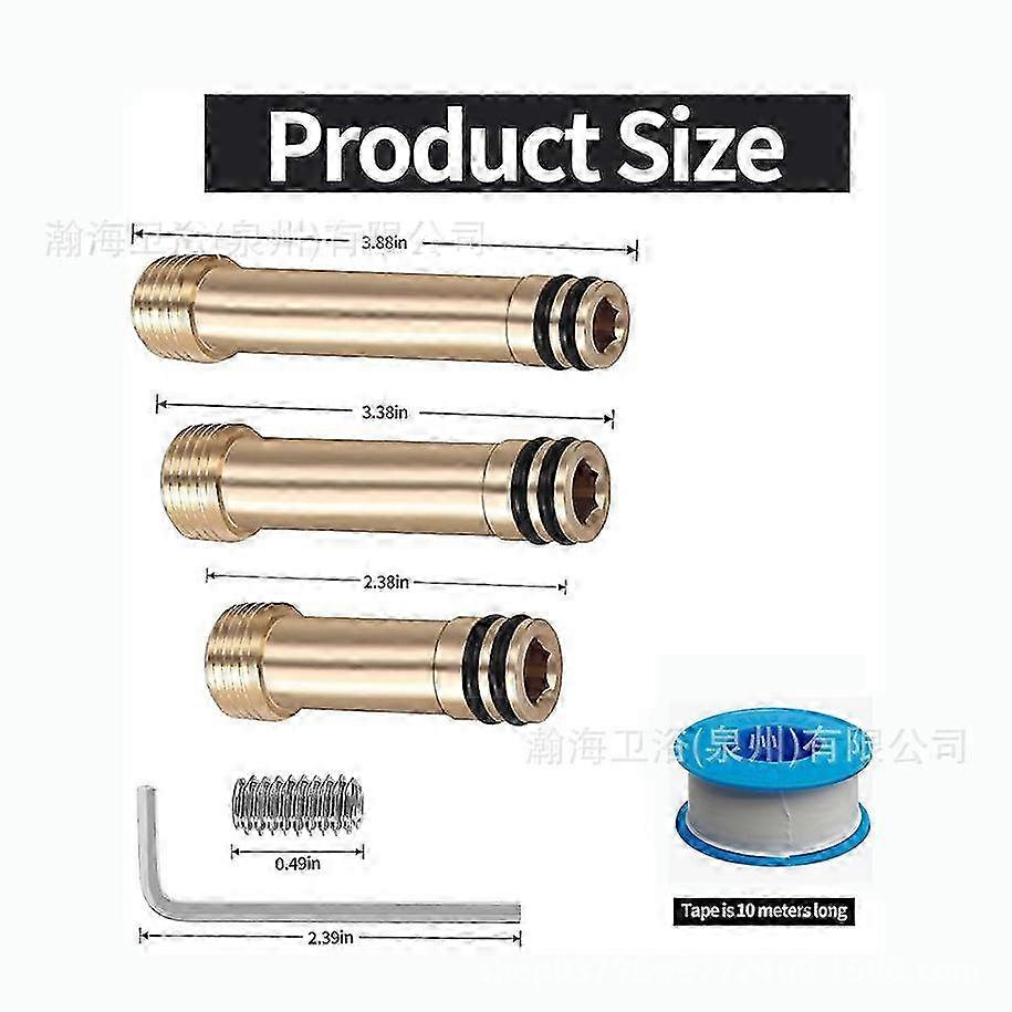 Solid Copper Shower Arm Extender