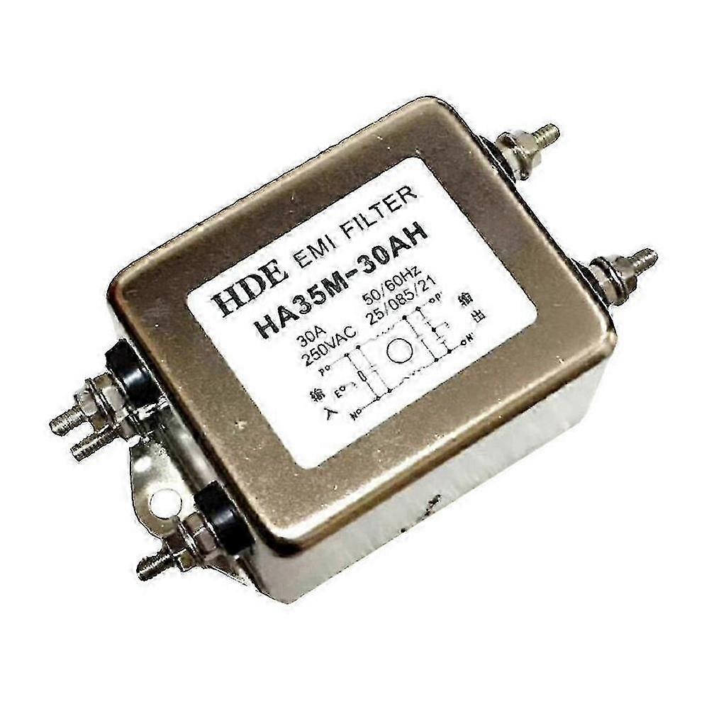 EMI RFI Power Line Noise Filter, 250V 30A, Socket Type