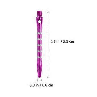 Aluminium Alloy Purple Dart Shafts for Playing Use 20Pcs Accessories