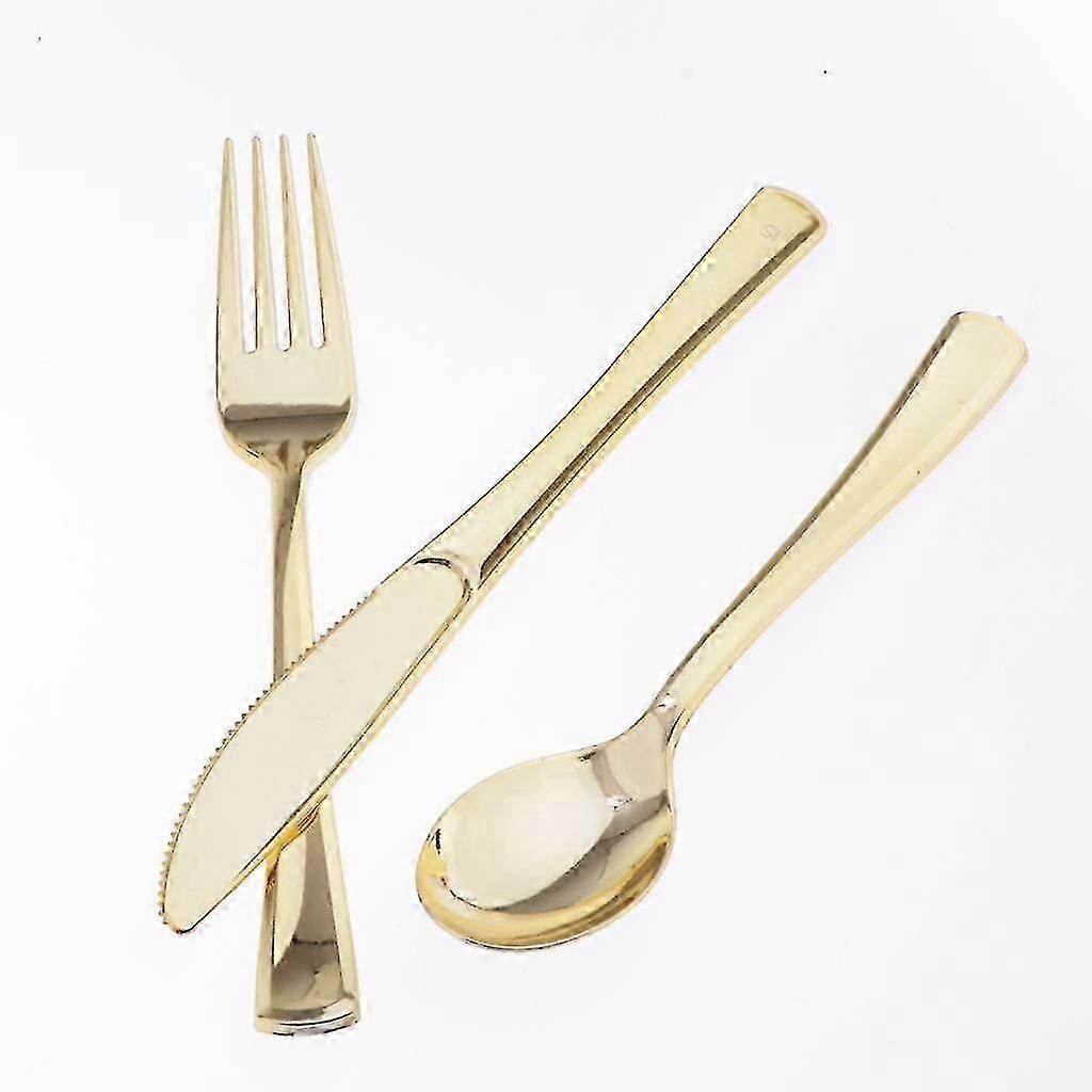Premium Large Disposable Fork Spoon Set