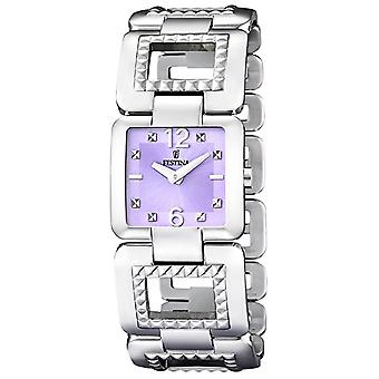 Festina dame Quartz analoge vrouw horloge met roestvrijstalen armband F16552/3