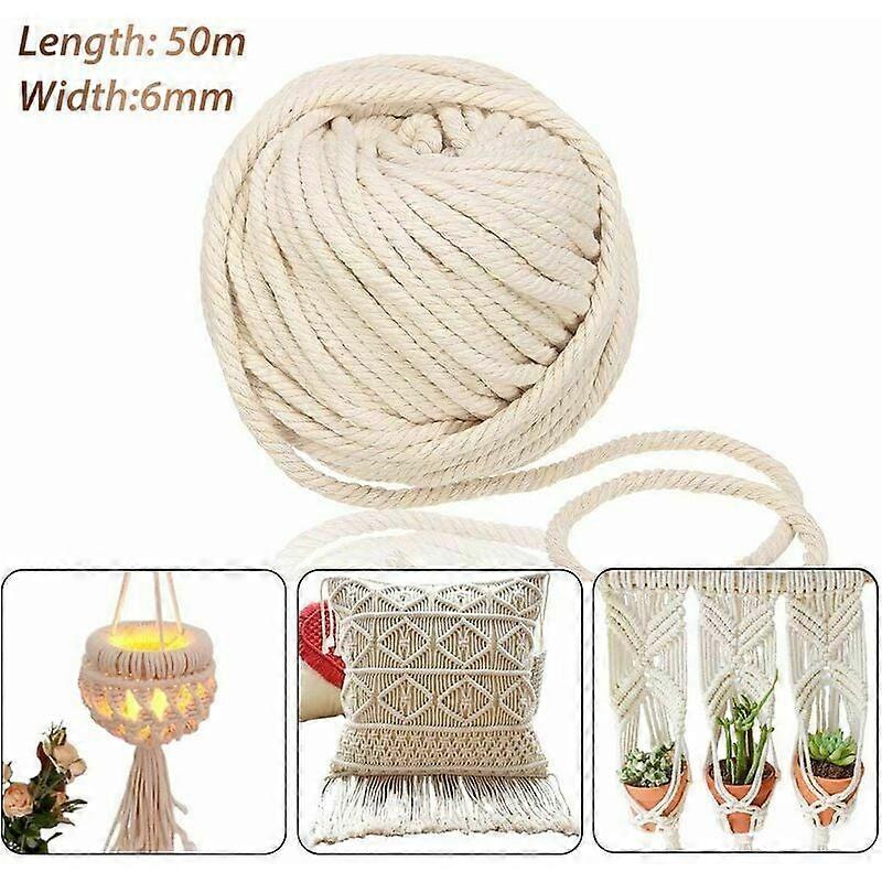 Marine-Craft, Multi-Strand, Light-Texture Cotton Twine