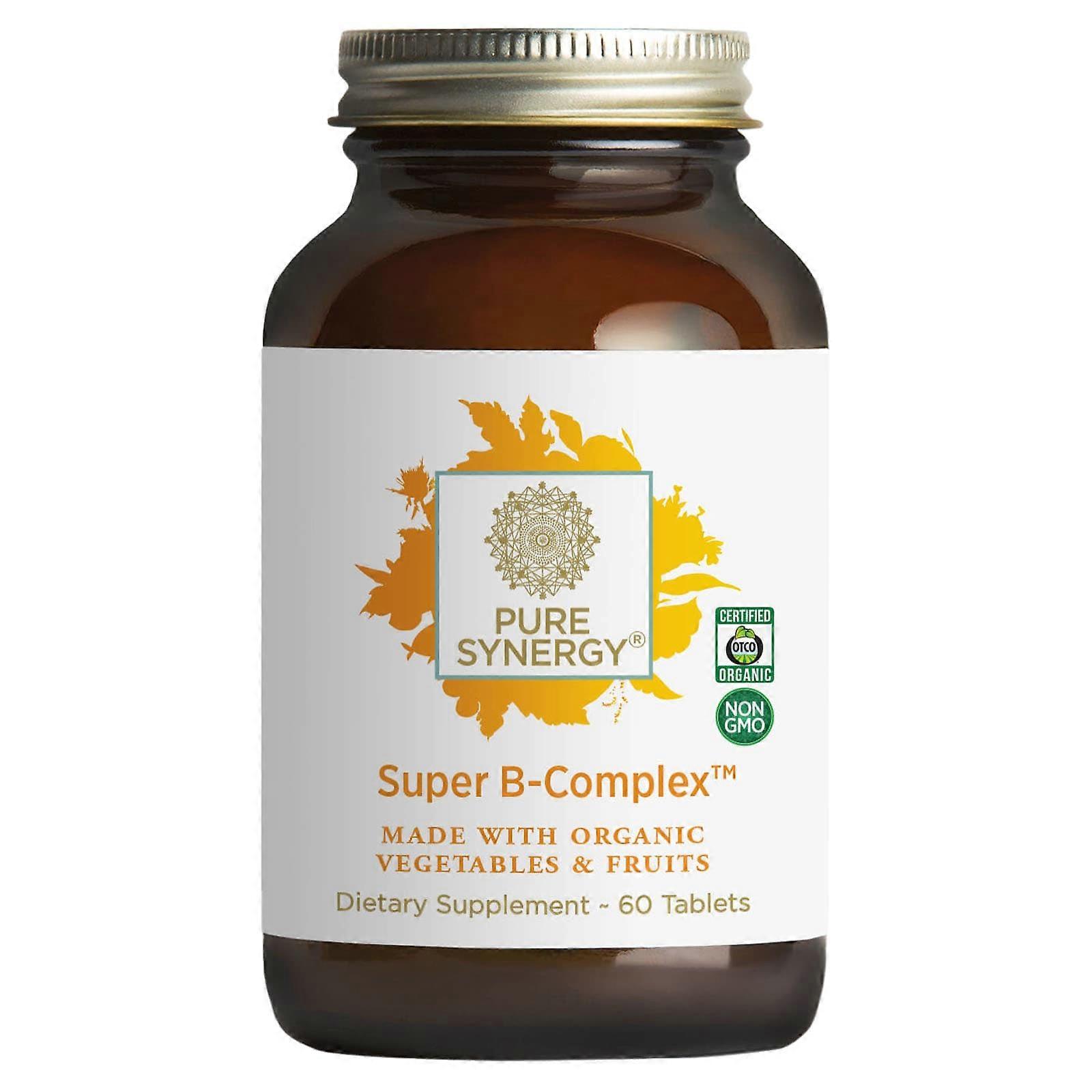 Pure Synergy, Organic Super B-Complex, 60 Tablets