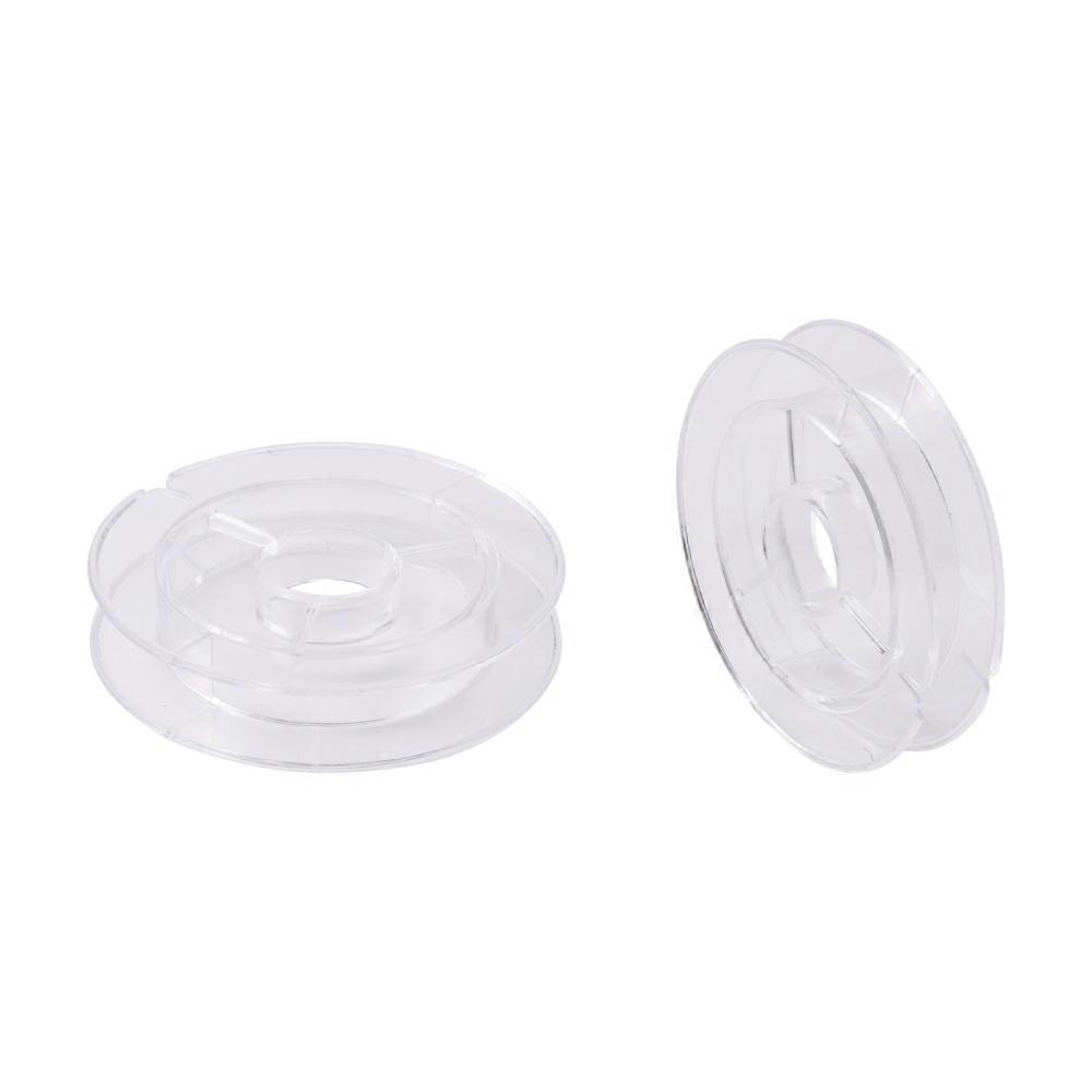 Plastic Spools Wheel Clear 50x10mm