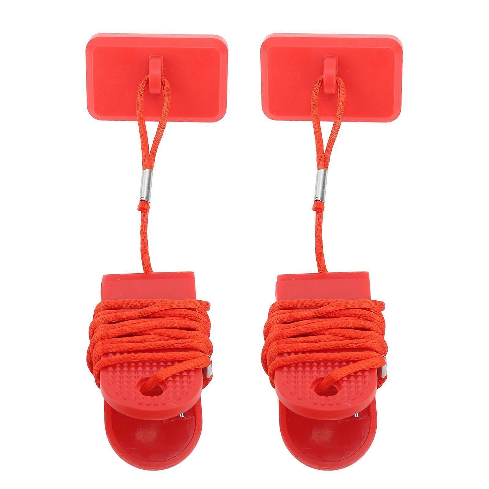 2PCS Treadmill Safety Key Emergency Stop Switch Exercise Running Machine Security Lock Key for Most