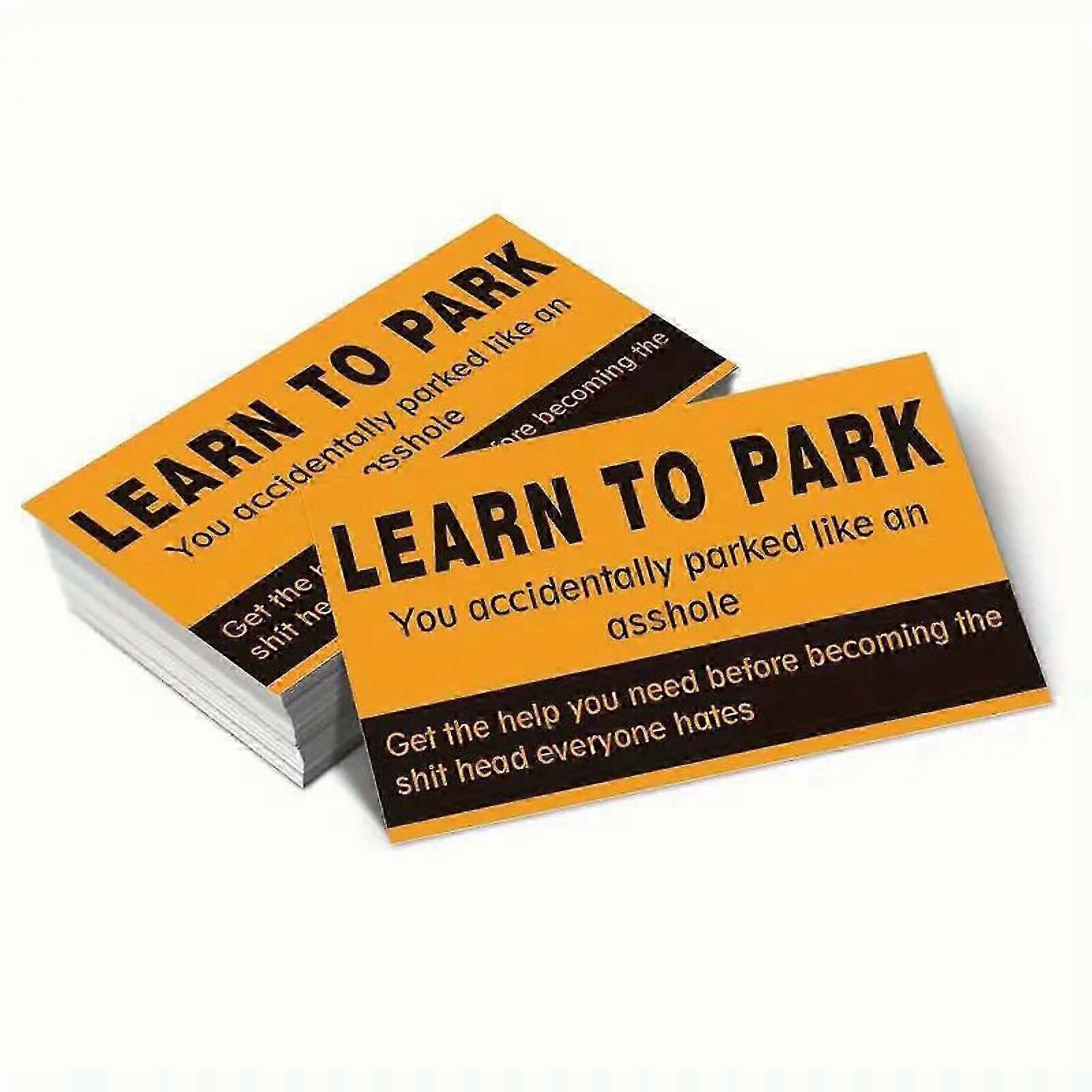 50 Light-Hearted Parking Feedback Cards