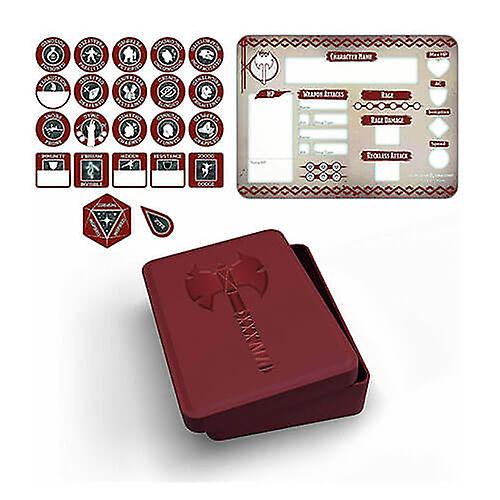 BARBARIAN Gale Force 9 Dungeons and Dragons Roleplaying Games Class Token Set