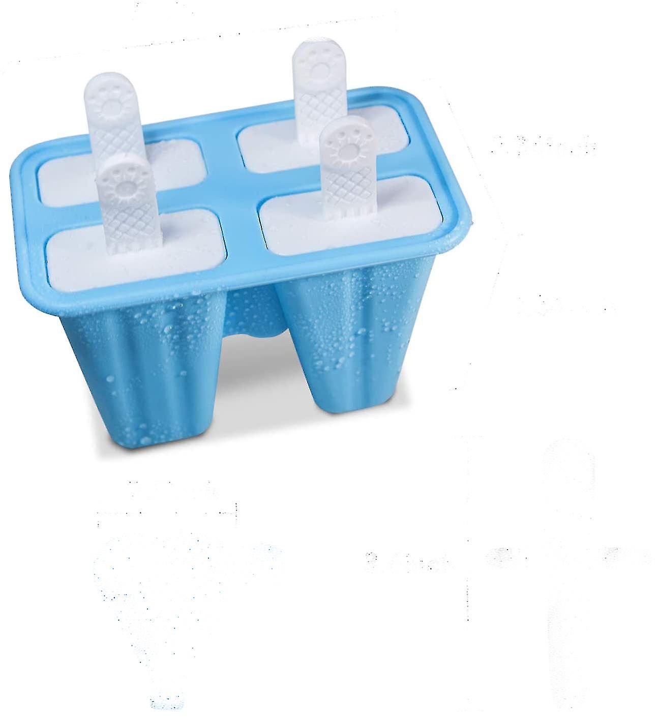 Silikone isforme sæt med 4 ispindforme Ispindform Ispind Skimmel Isform