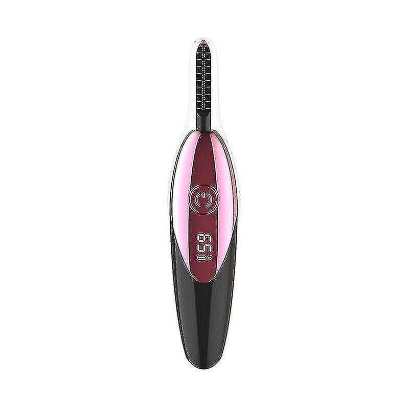 Heated Eye Lash Curler Electric Usb Rechargeable Curling Tool With Led Display 2 Temperature