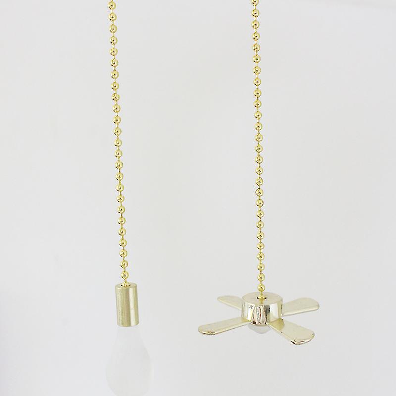 1 Set Ceiling Fan Pull Chain Beaded Ball Fan Pull Chain Pulls Set with Connector