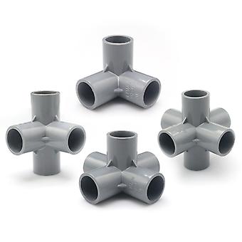 Sustainable Village 4-Way 3/4 Inch PVC Elbow – 10 Pack – Buildable Pipe Fittings For Garden Beds 1 thumbnail image