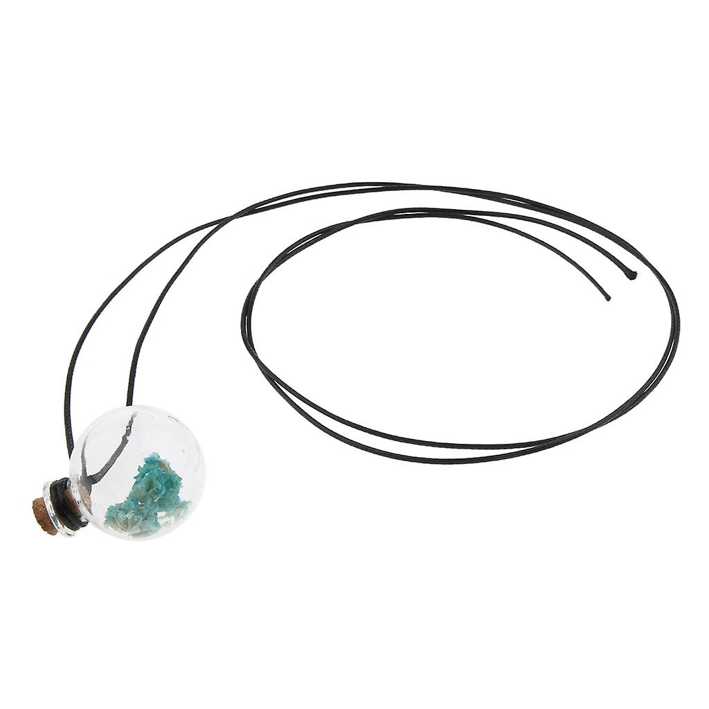 5ML Aromatherapy Bottle Pendant Essential Oil Diffuser Lake Blue Flowers