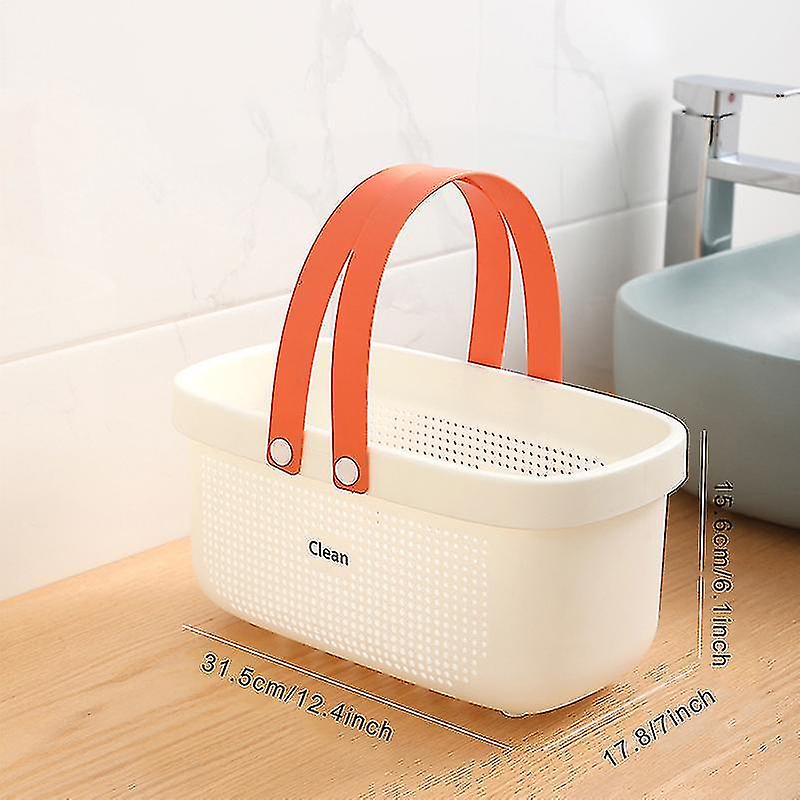 Prosty przenośny pusty plastikowy pojemnik do przechowywania w łazience Kosz do przechowywania Domu na przekąski spożywcze Zabawki