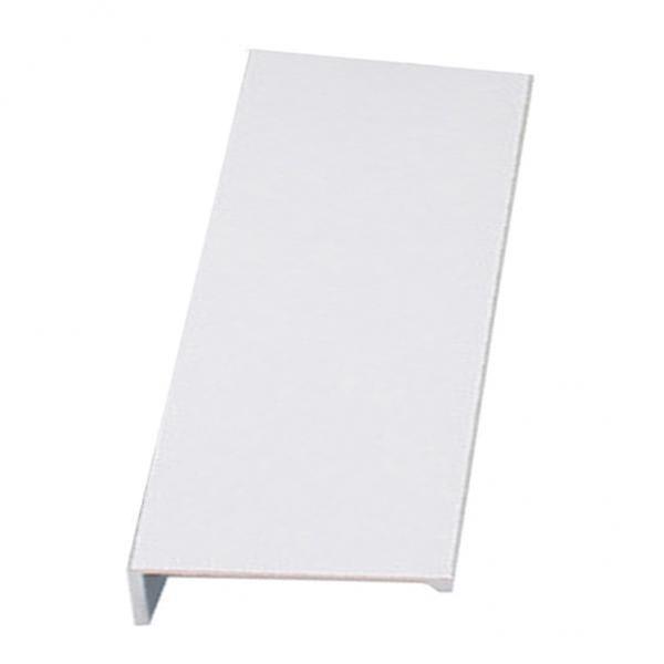 2xSimple Hidden Cabinet Handles Drawer Knobs Locker Handle matt silver 80mm