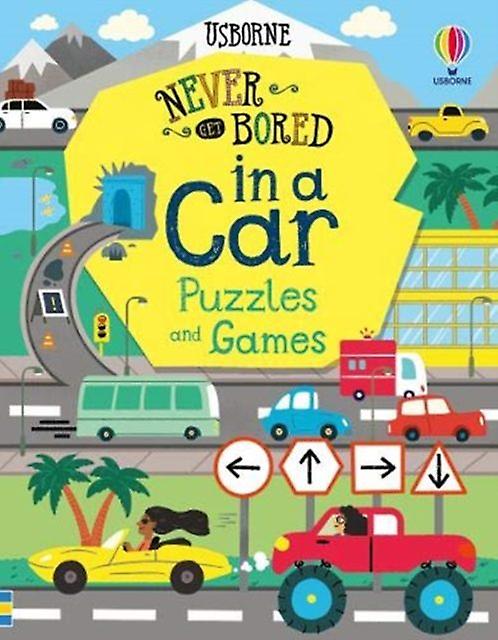 Never Get Bored In A Car Puzzles Games by Tom Mumbray Paperback Book