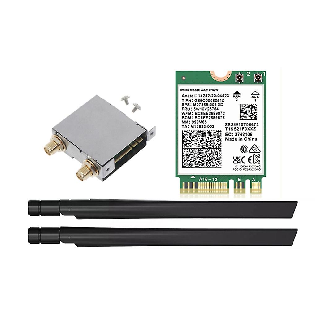Network Card WiFi 6E AX210NGW Mini PCI-E Wifi6e Card Bluetooth-compatible 5.2