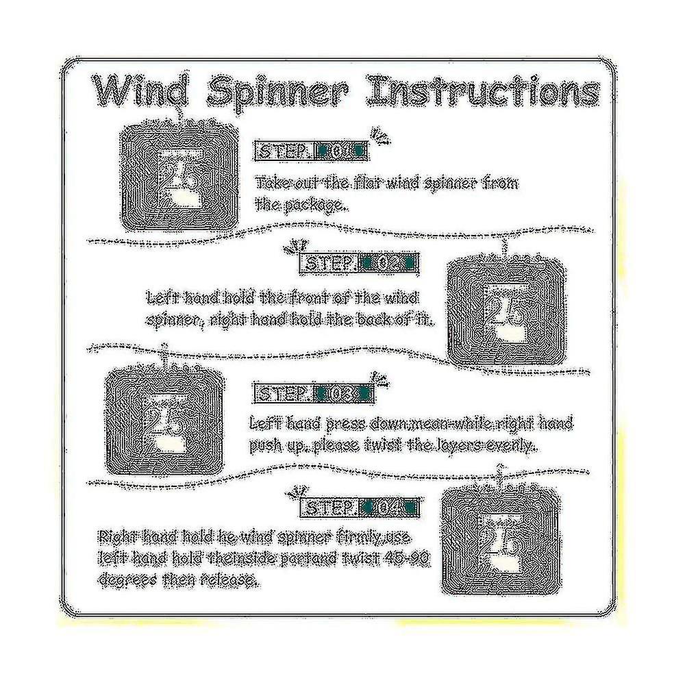 6pack 8in sublimazione vento Spinner spazi vuoti, vento filatore, aperto vento filatori appesi per giardino Yar