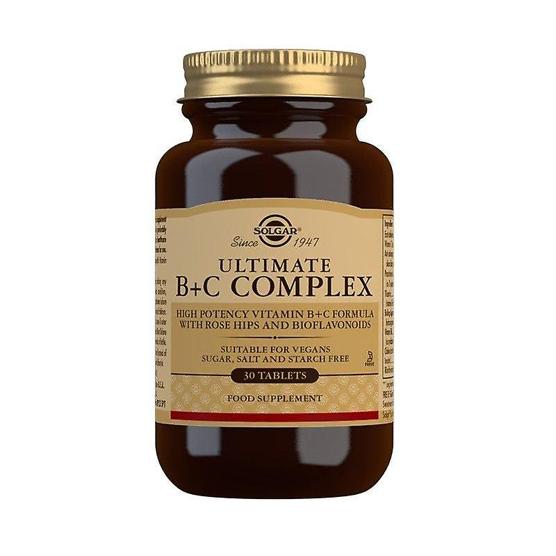 Solgar Ultimate B+C Complex Tablets 30  (12536643)