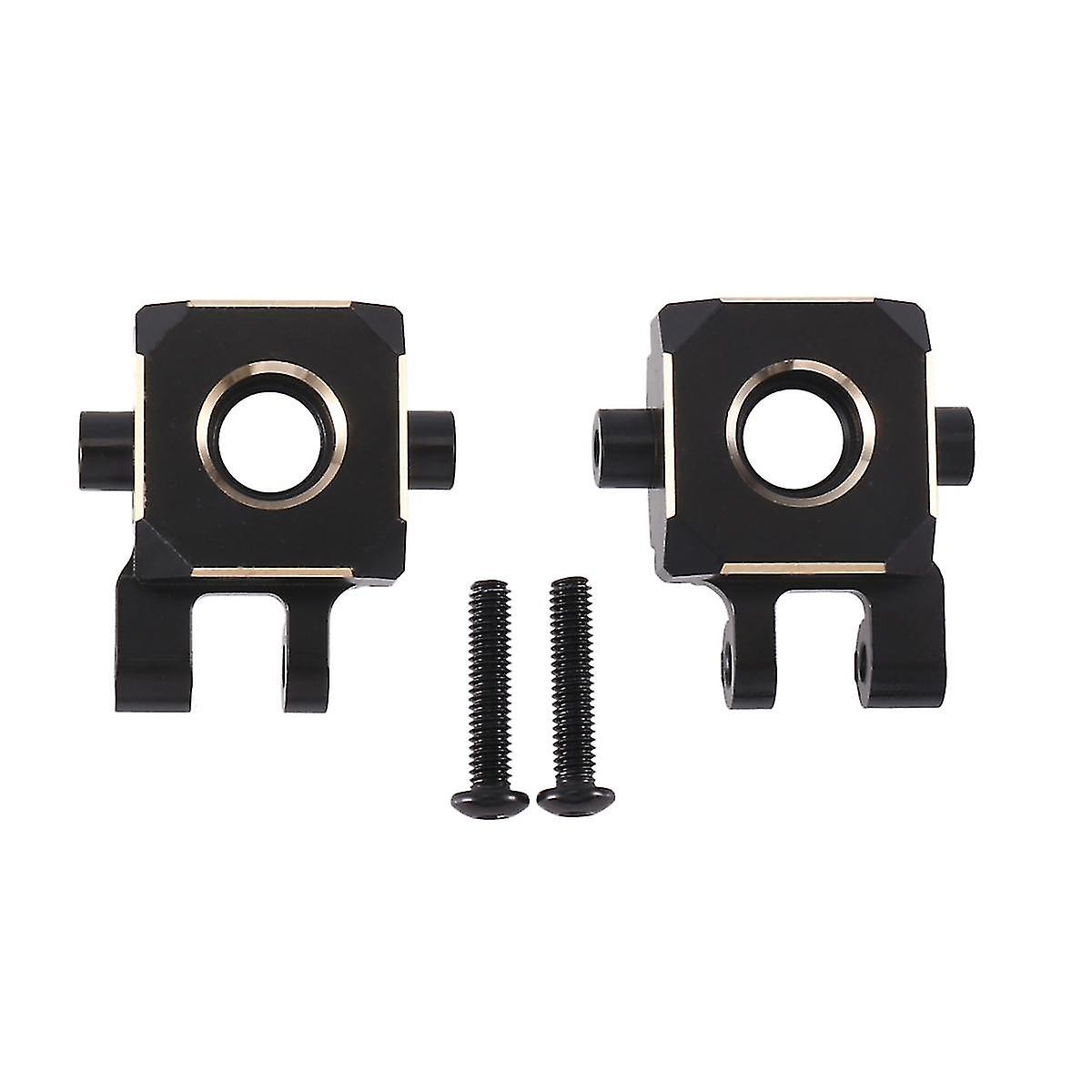 2pcs Brass Steering Block Steering Knuckle 9737 For Trx4m -4m 1/18 Rc Crawler Car Upgrade Parts Acc