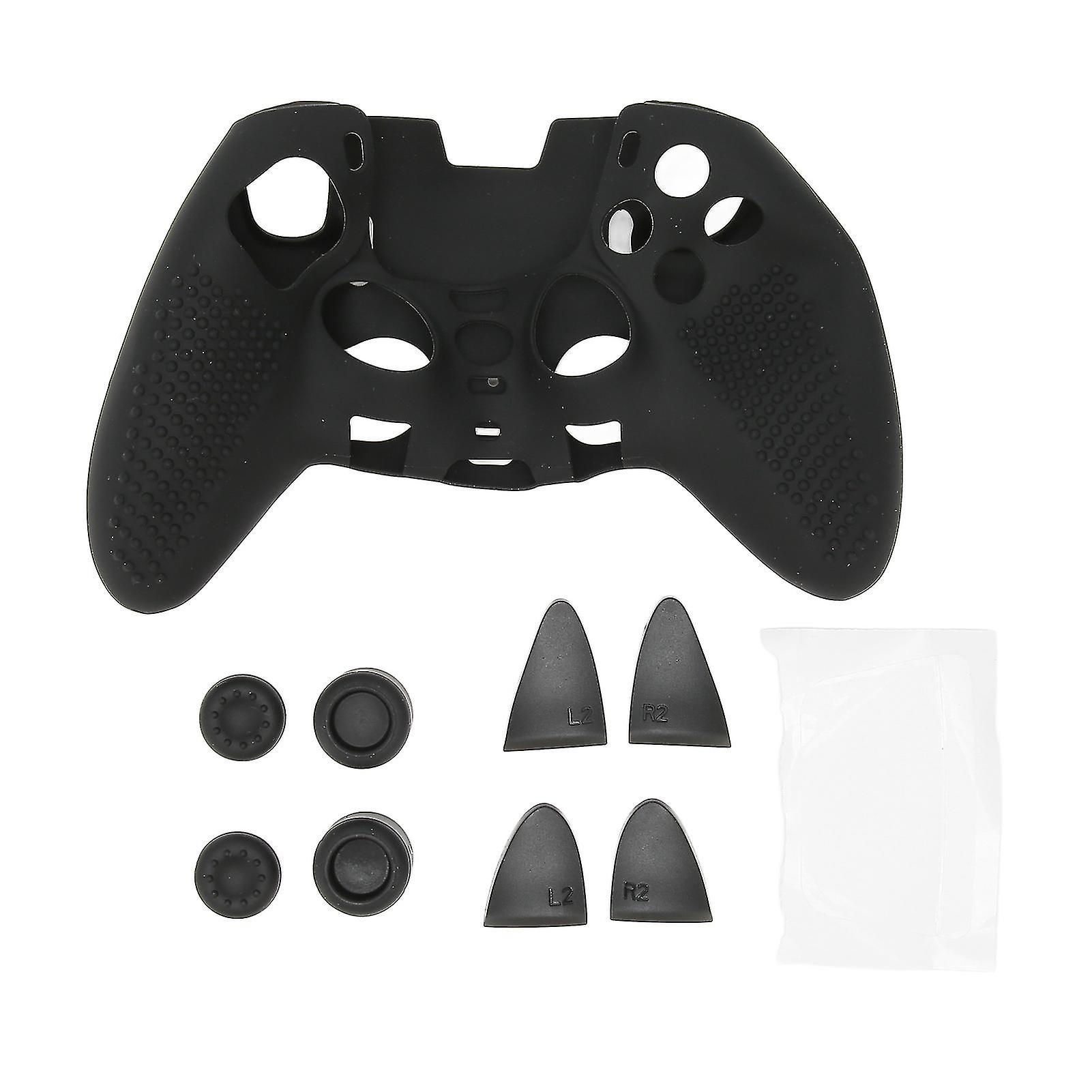 PS5 Elite Game Controller Silicone Case: Slip-Resistant Cover with 8 Thumb Grips