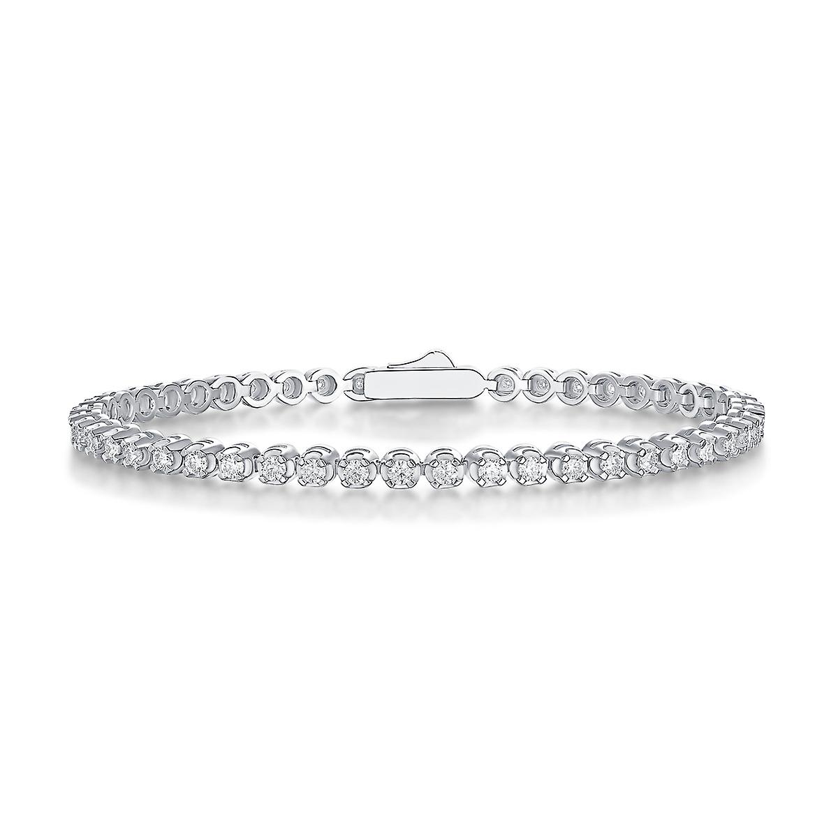 S925 Silver Moissanite Bracelet