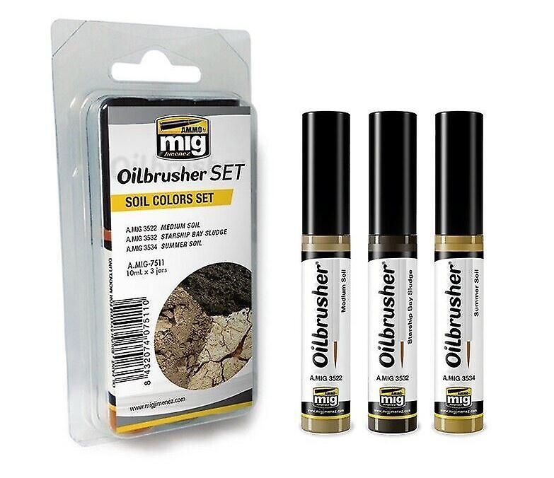 MIG MIG7511 Soil colours set Suitable for several scales Tool Scale model