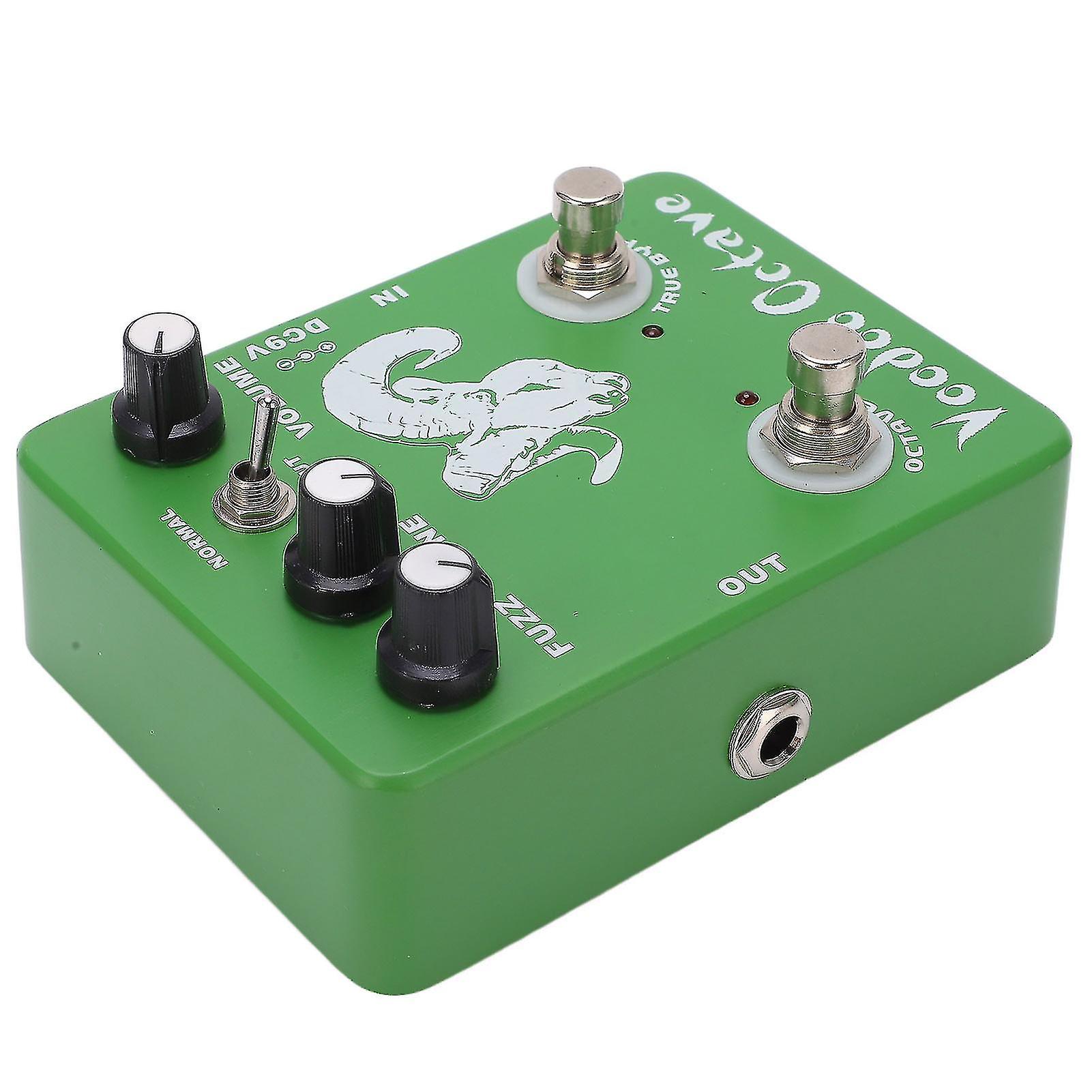 Guitar Effect Pedal Voodoo Octave Fuzz Adjustable Single True Bypass Instrument Accessory