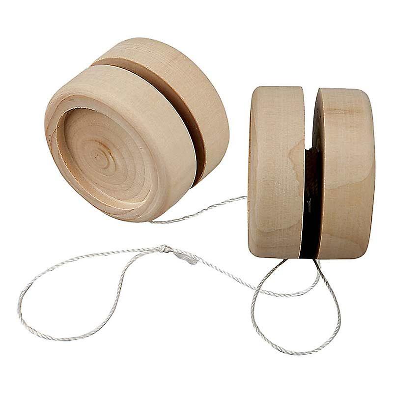 Wooden yo-yo to customize Ø 5 cm x 3 cm