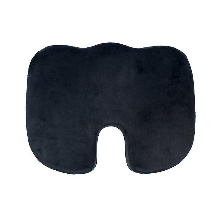 ブラックオフィスドライビングバットクッション、U字型メモリーフォームチェアクッションAZ13679
