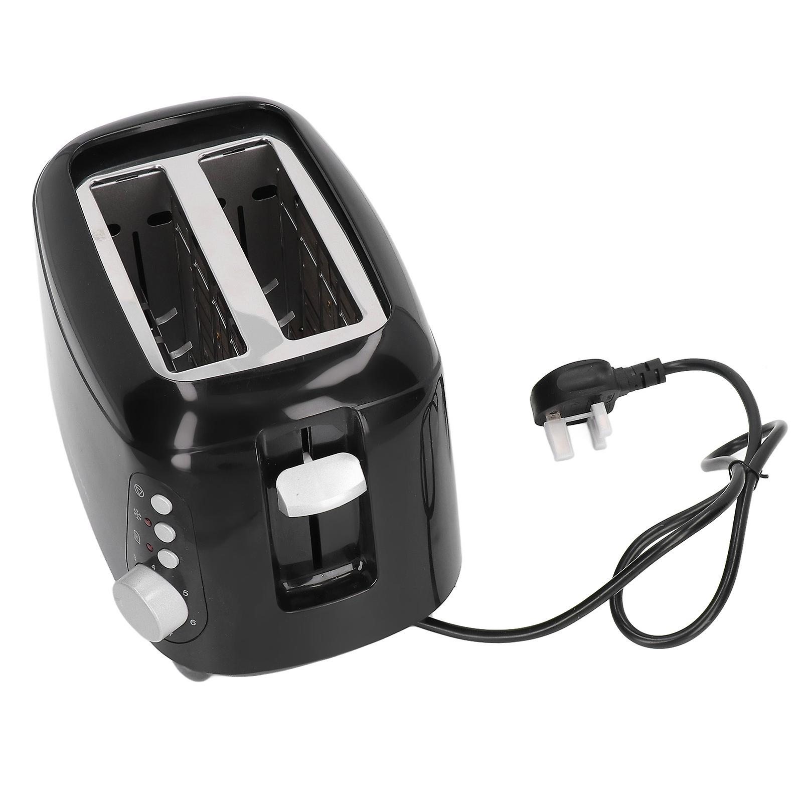 2-Slice Toaster with Wide Slots for UK Homes, 900W