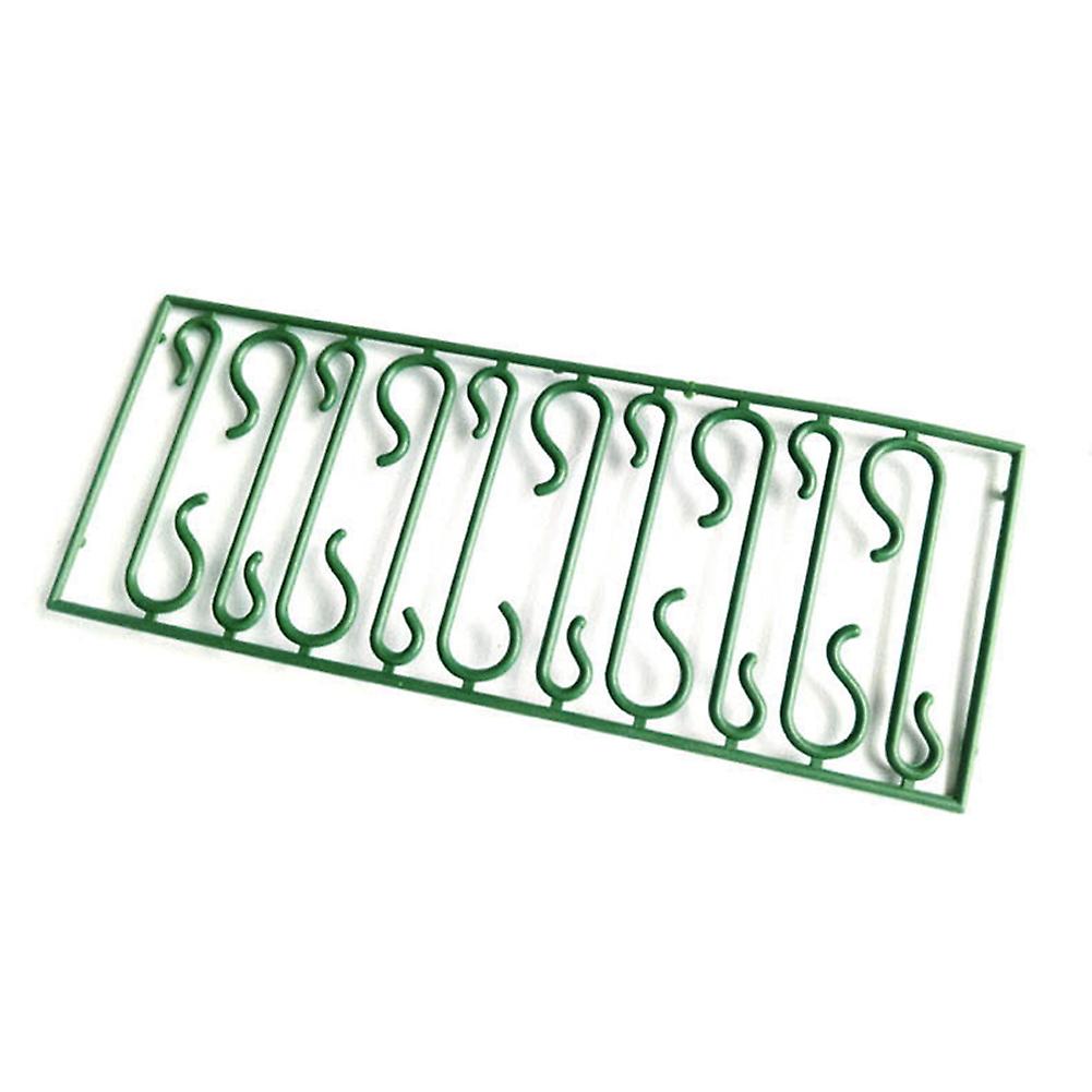 Ornament Hooks Miniature Plastic Holiday Decoration Ornament Hangers for Christmas