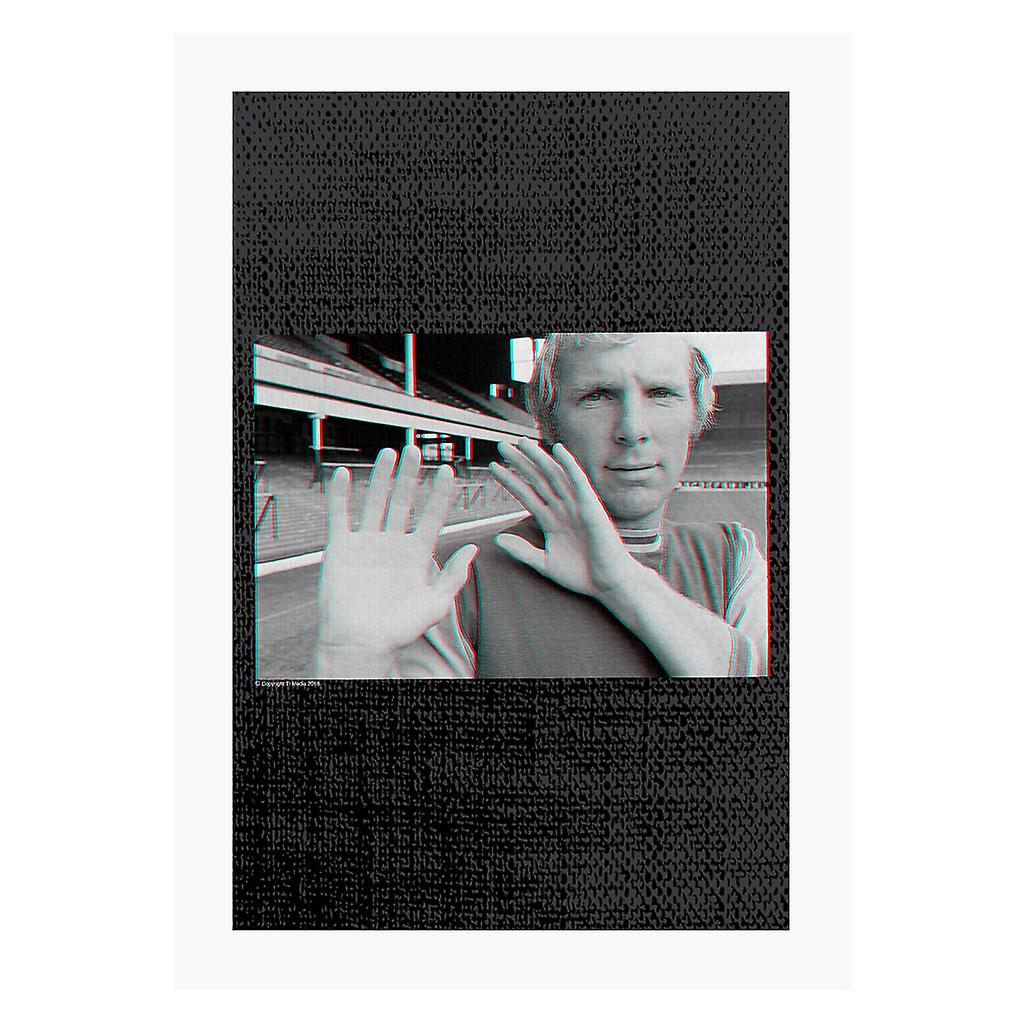 TV Times Bobby Moore 3D Effect A4 Print