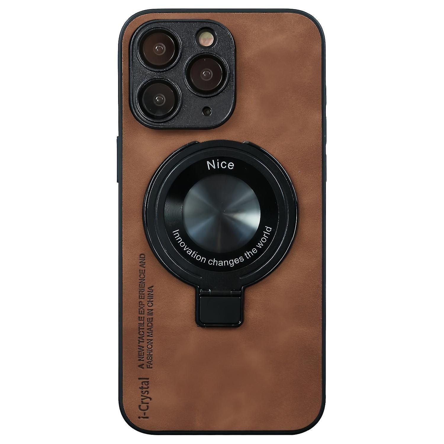 Lambskin Phone Case with Holder For iPhone 11 Pro
