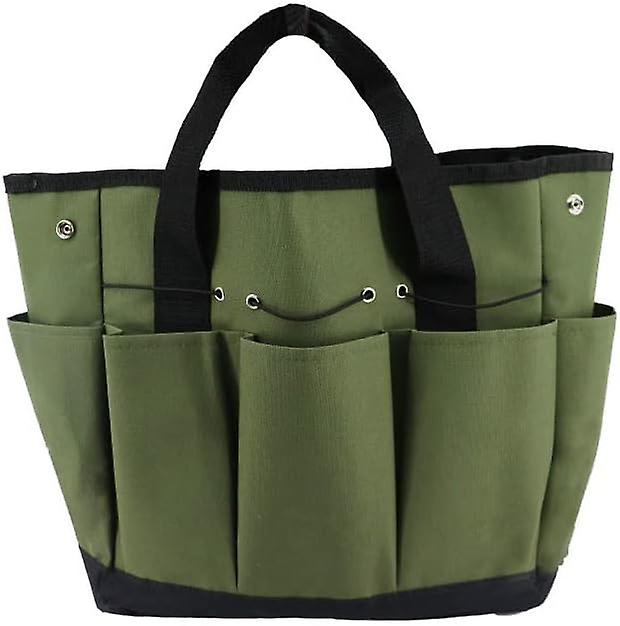 Gardening Tote Bag Garden Tool Organizer With Multiple Pockets Multi Pocket Tool Tote For Pruners Trowels