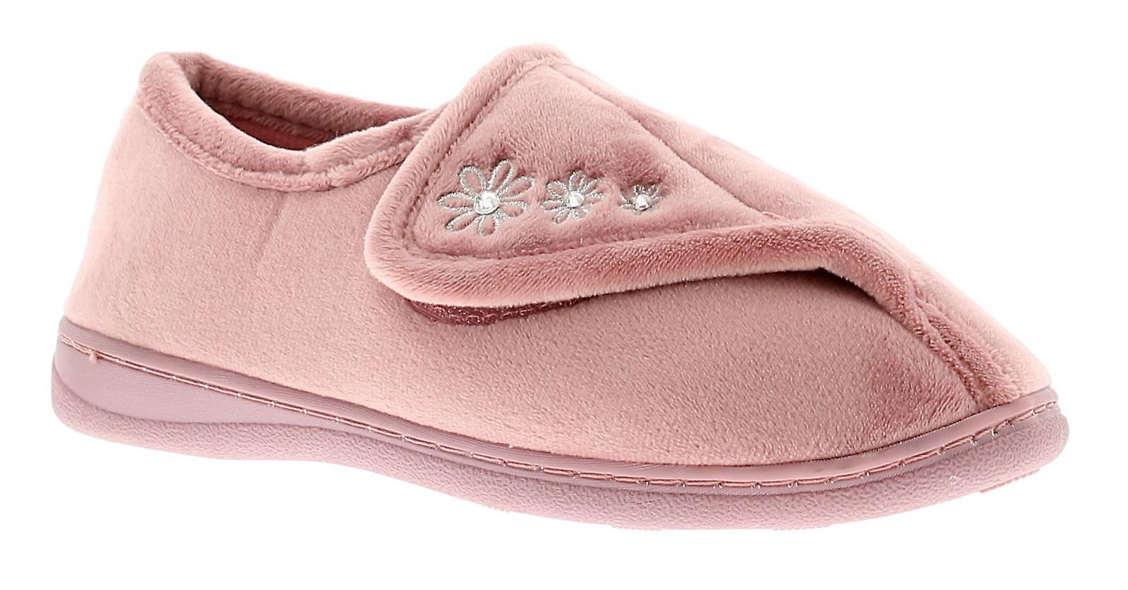 Strollers Womens Slippers Aloha Touch Fastening pink