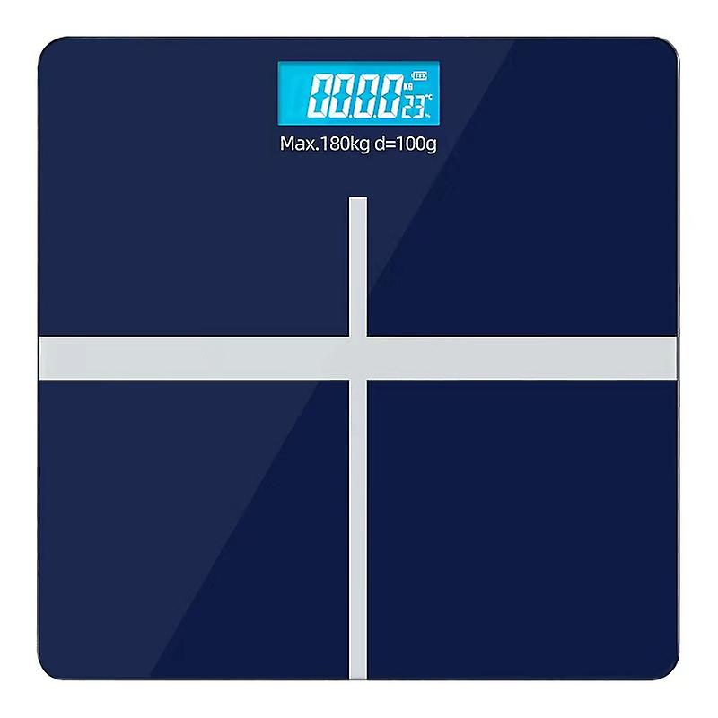 Intelligent Portable Home Weight Scale Dormitory Fitness High Precision Body ScaleBlue Battery