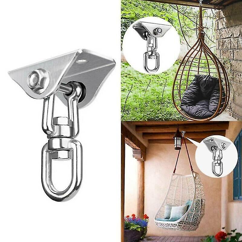 Hammocks 360 Hammock Chair Hanging Ceiling Mount Spring Snap Swivel Hooks Hardware Kit