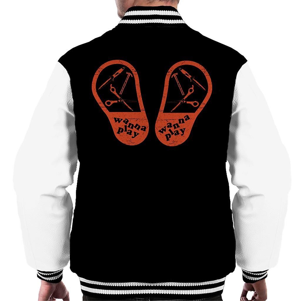 Chucky Weapons Wanna Play Men's Varsity Jacket